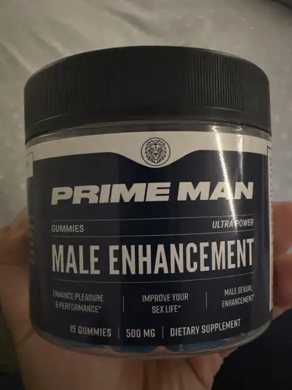 Bottle of PRIME MAN Gummies, submitted by Robert W.